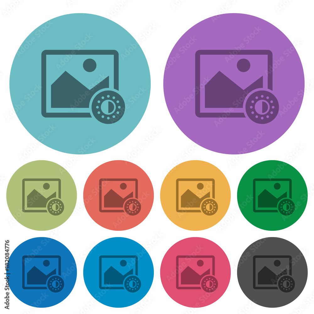 Adjust image saturation color darker flat icons Adjust image saturation color darker flat icons