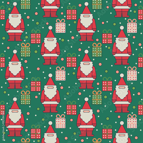 Christmas seamless theme pattern.