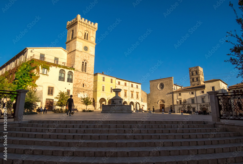 CITTADUCALE (Italy) - The historic center of an old and very little stone town in Sabina region, province of Rieti, central Italy CITTADUCALE (Italy) - The historic center of an old and very little stone town in Sabina region, province of Rieti, central Italy