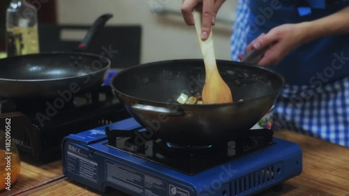 Cooking food for the poor