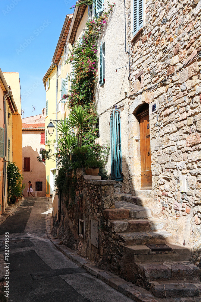 picturesque old town Hyères - France