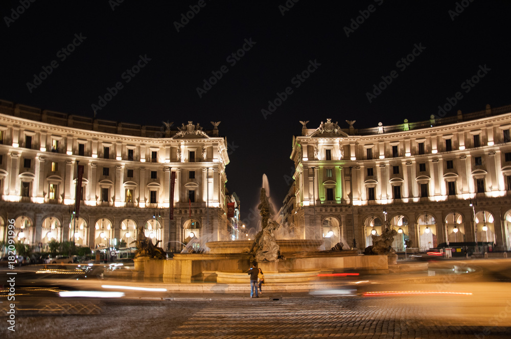 Fototapeta premium Rome by night