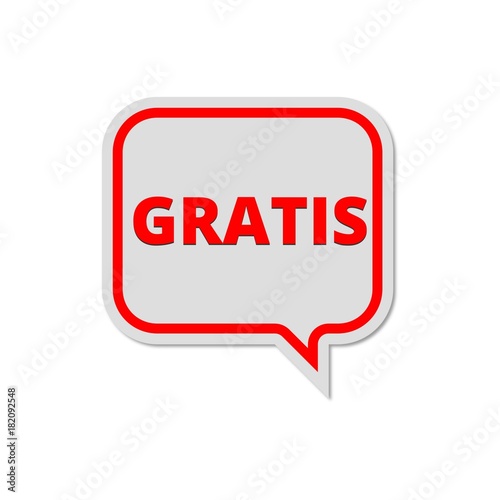 Gratis sign, icon, stamp 