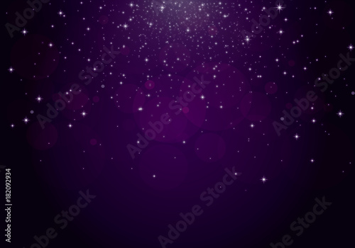 étoiles fond violet