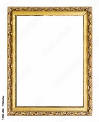 Golden frame for paintings  mirrors or photos