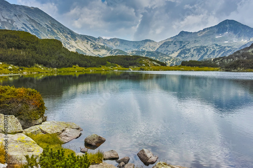 Banderishki chukar peak and Muratovo lake, Pirin Mountain, Bulgaria