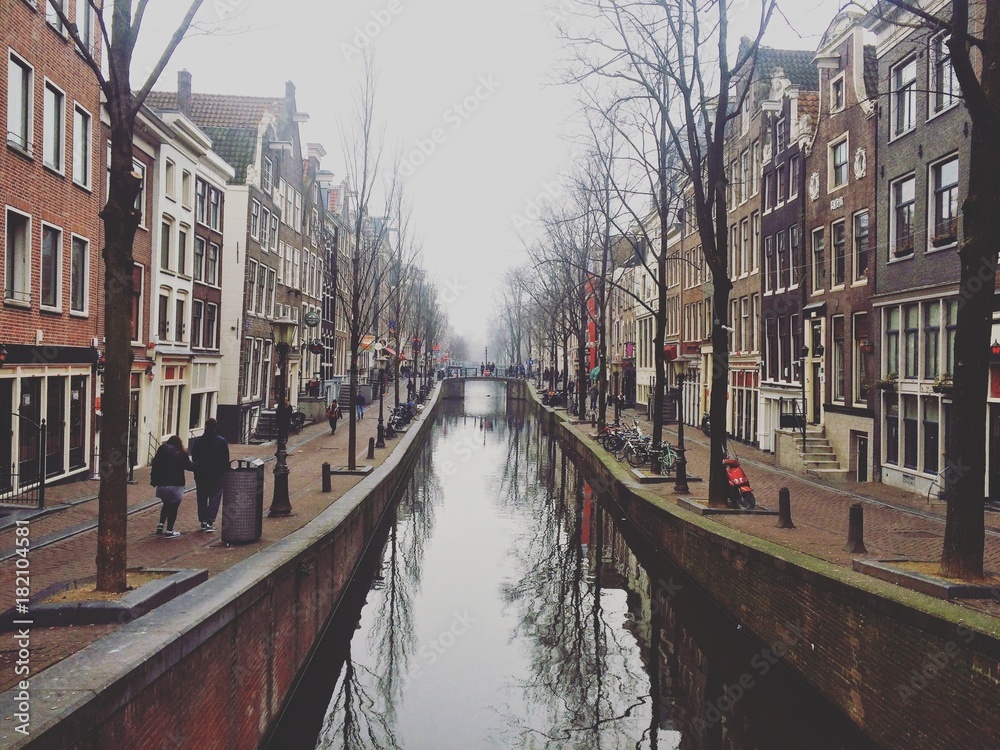 View on Amsterdam's canal
