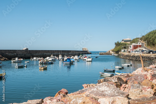 Porto das Barcas, fishing port in Zambujeira do Mar, Alentejo, Portugal