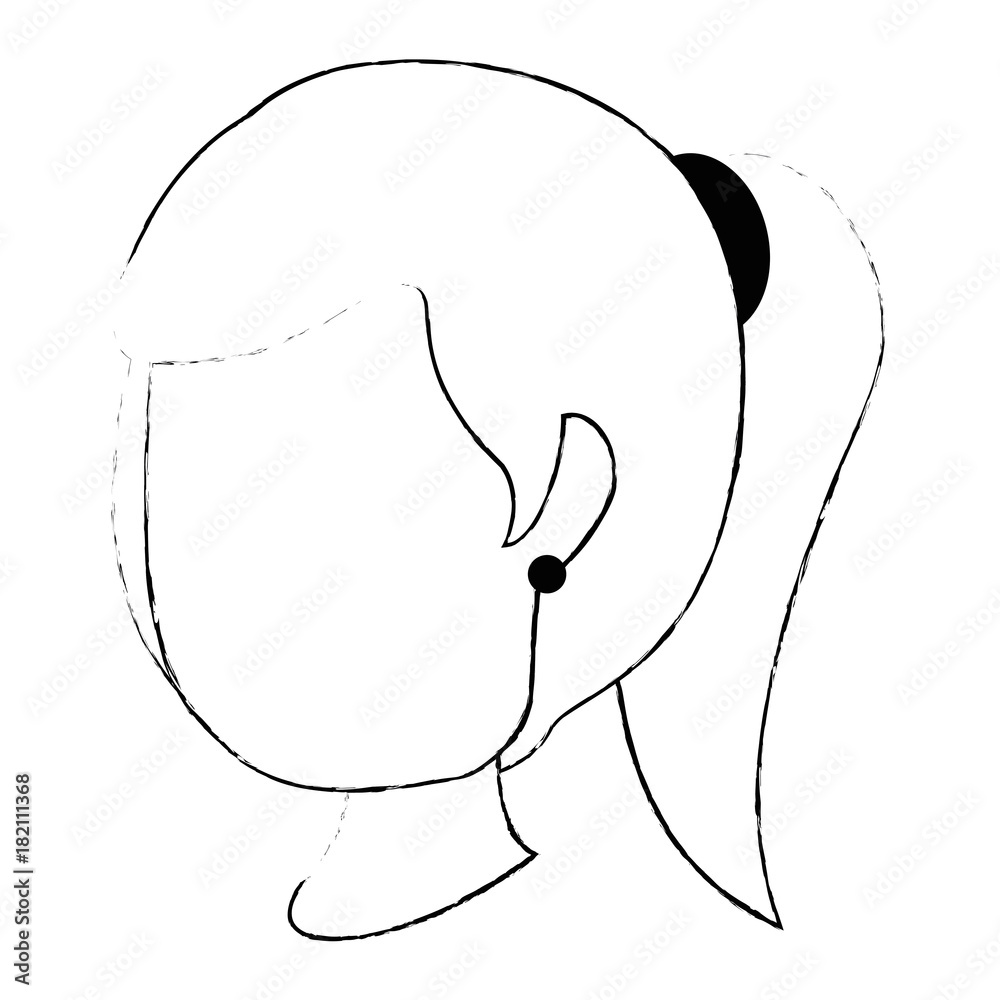 beautiful woman head avatar character vector illustration design beautiful woman head avatar character vector illustration design