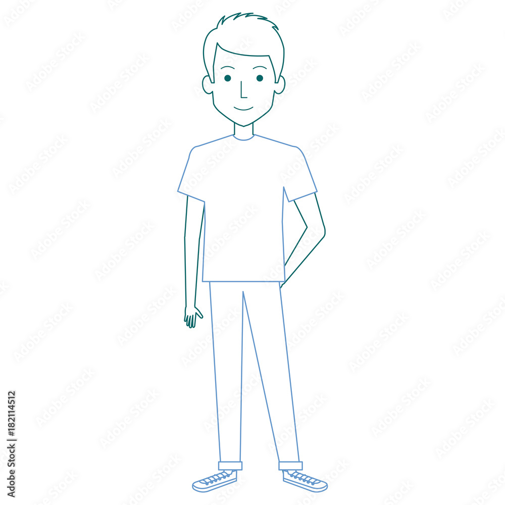 young man avatar character vector illustration design young man avatar character vector illustration design