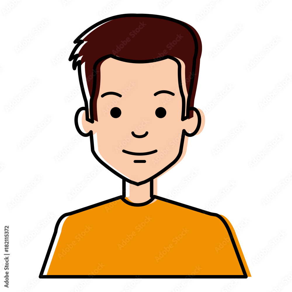 young man avatar character vector illustration design young man avatar character vector illustration design