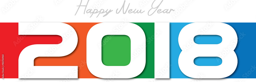 Happy New Year 2018 Vector Happy New Year 2018 Vector
