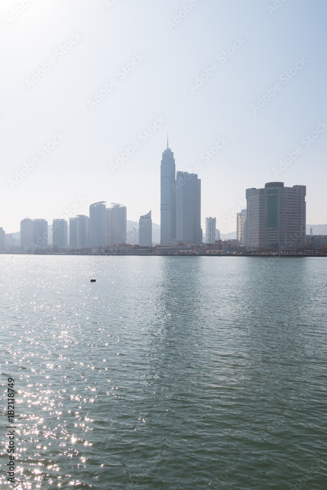 Naklejka premium China Yantai landscape
