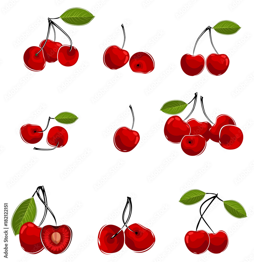 Cherry in different ways Cherry in different ways