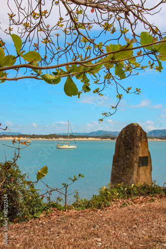 Site of Cook's landing in 1770 after the Endeavour ran aground on the Great Barrier Reef, photo