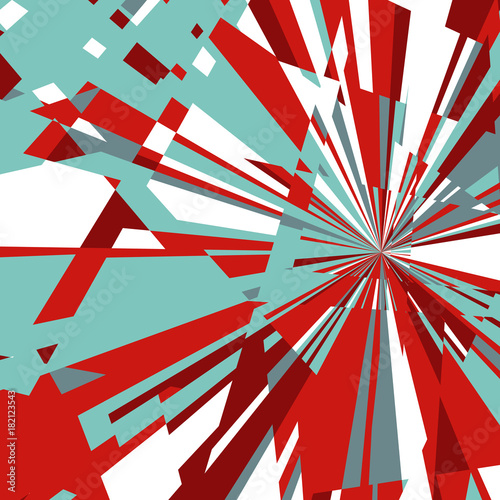 Abstract Background of Star Burst