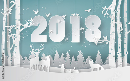 winter season and merry christmas