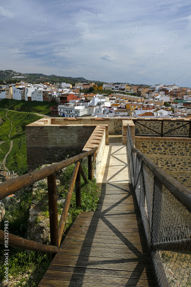colorful architecture of Velez-Malaga, Andalusia, Spain