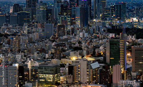 東京・新宿方面の夜景