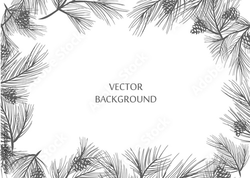 vector pine frame