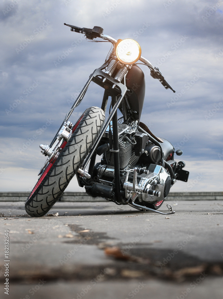 Obraz premium motorcycle on asphalt