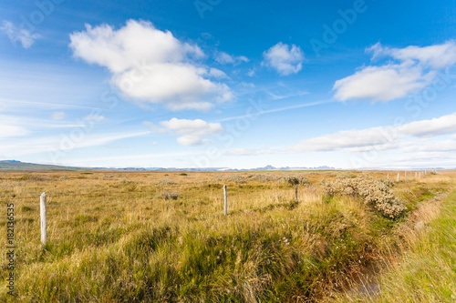 icelandic rural landscape along Biskupstungnabraut