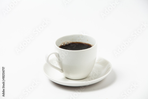 A cup of Coffee on a white background