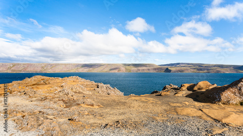 panoramic view of Kleifarvatn lake in Iceland