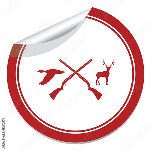 Hunting club logo icon