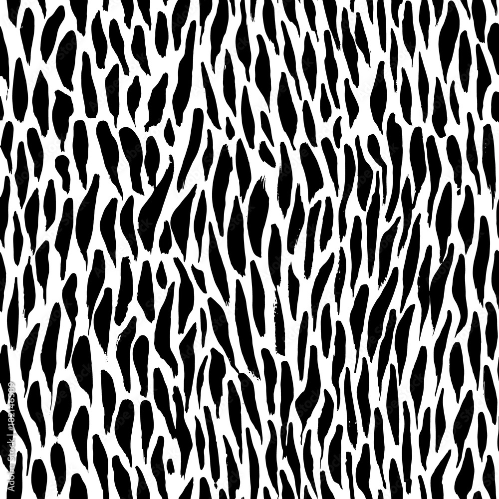 Ink abstract seamless pattern. Background with artistic strokes in black and white sketchy style. Design element for backdrops and textile Ink abstract seamless pattern. Background with artistic strokes in black and white sketchy style. Design element for backdrops and textile