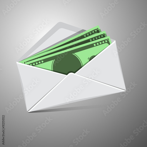 Money in envelope