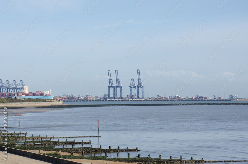 View of Flexistowe from Dovercourt promenade