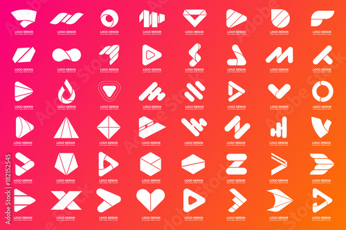 Modern Minimal Vector Logo for banner