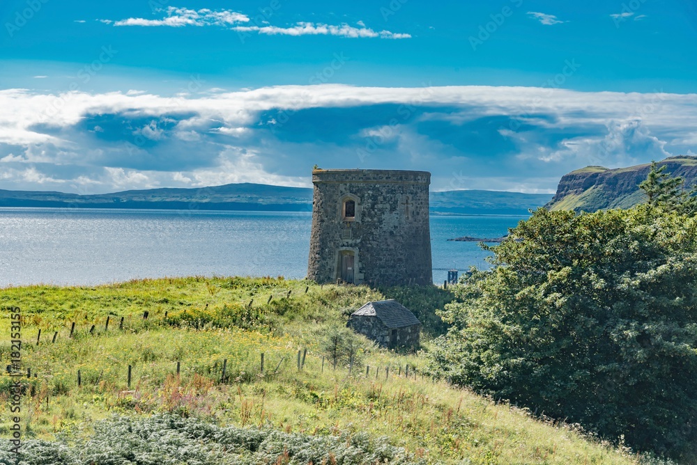 wild nature on the Isle of Skye in Scotland England