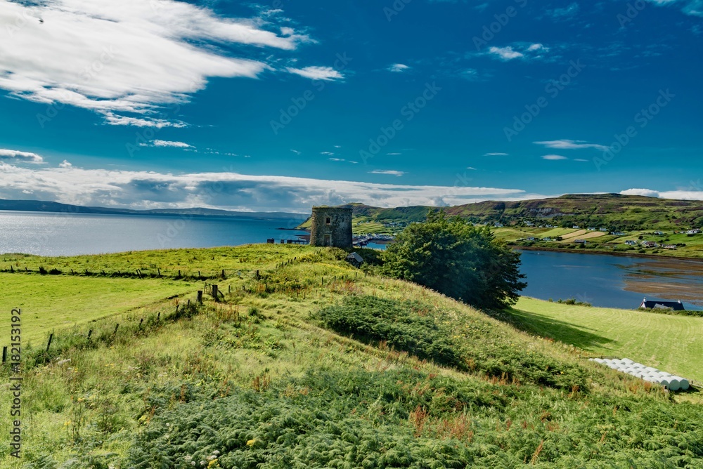 wild nature on the Isle of Skye in Scotland England