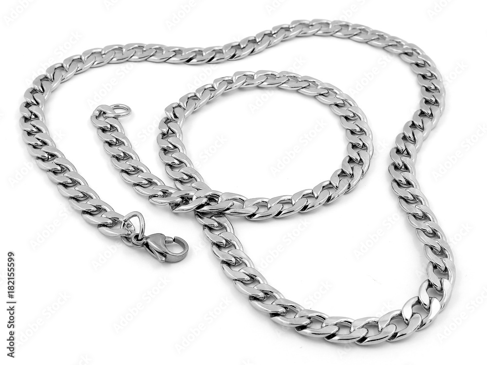 Jewel necklace - Chain - Stainless steel Jewel necklace - Chain - Stainless steel