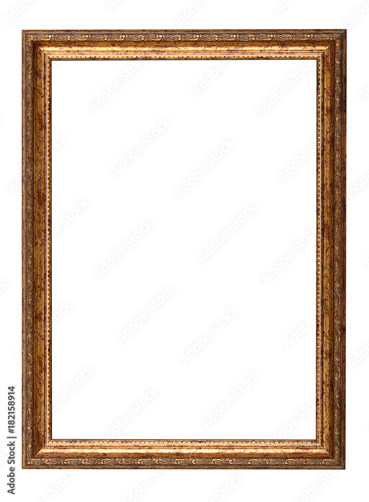 Antique frame isolated on white background Antique frame isolated on white background
