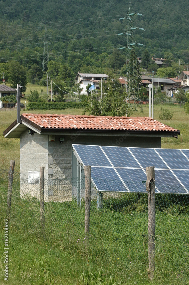 Solar farm in North Italy