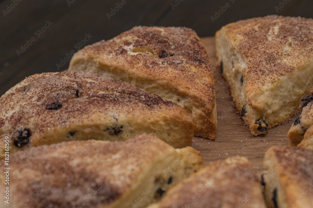 Close up Homemade Blueberry Cream Scones. (selective Focus) Close up Homemade Blueberry Cream Scones. (selective Focus)