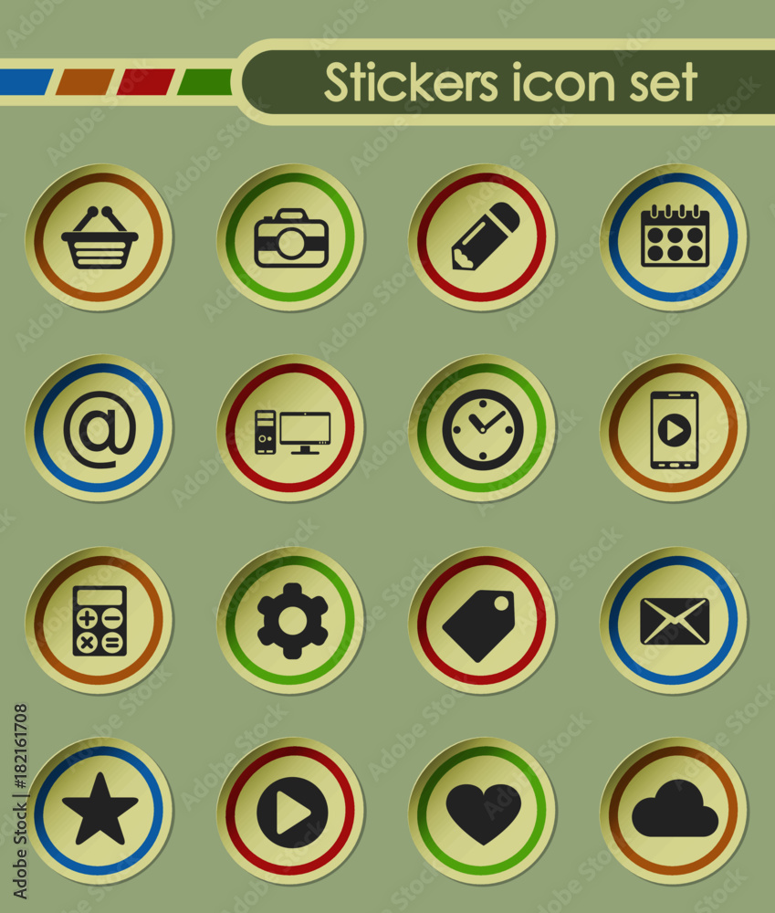social media round sticker icons for your creative ideas social media round sticker icons for your creative ideas