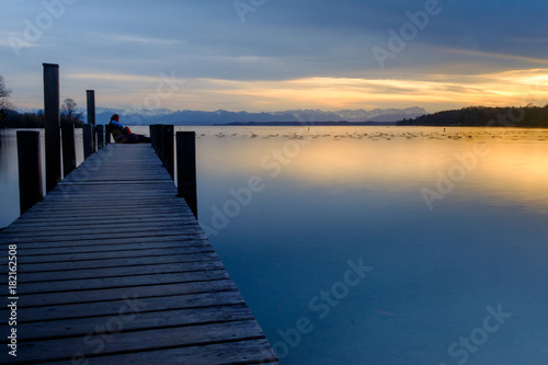 Starnberg Lake Sunset