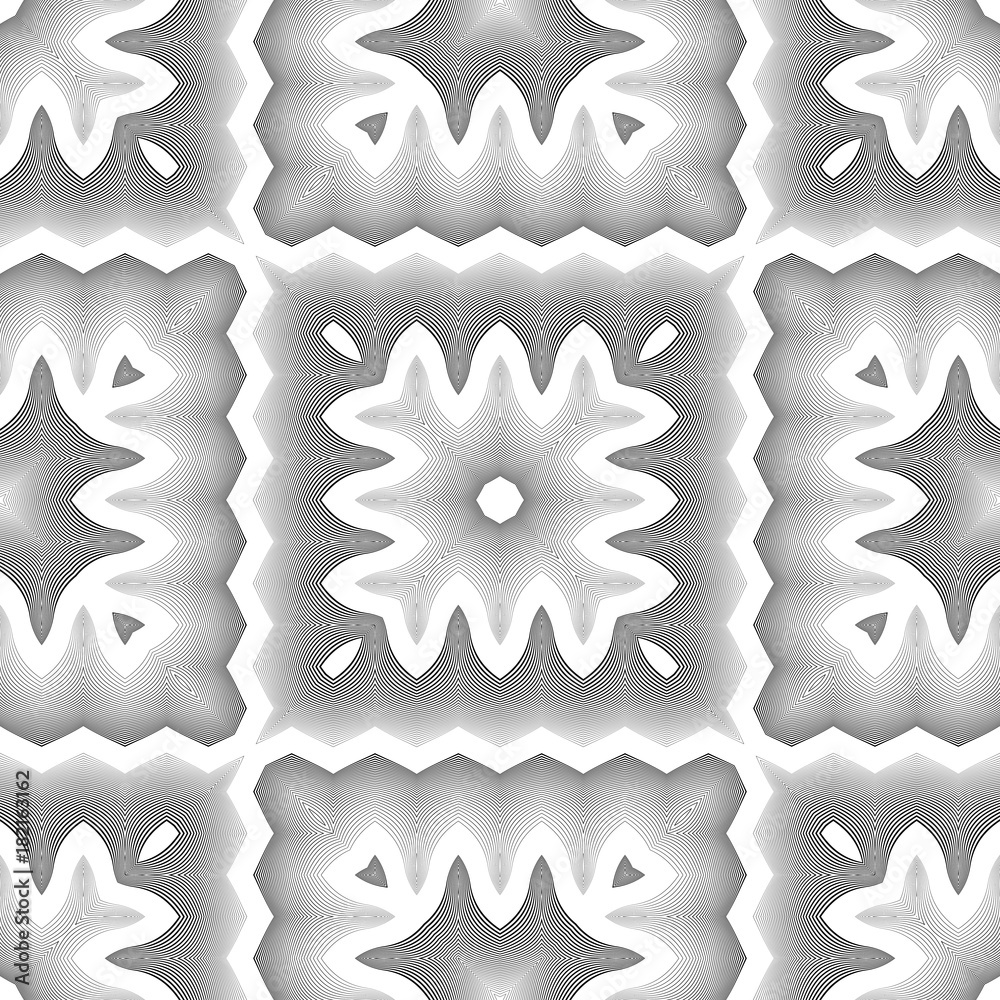 Design seamless monochrome lacy pattern Design seamless monochrome lacy pattern