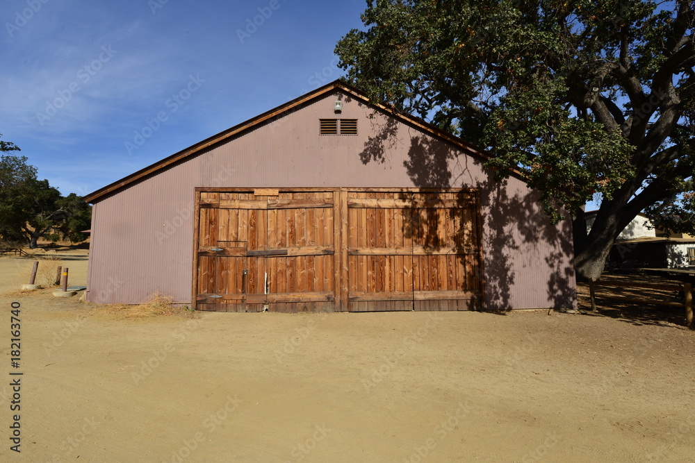 A Barn at a wild west ghost town