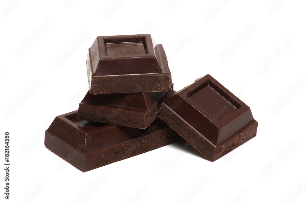 broken bar of dark chocolate broken bar of dark chocolate