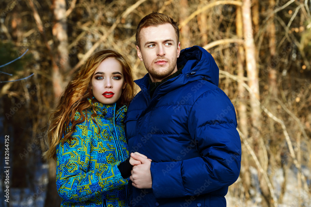 pair in down jackets pair in down jackets