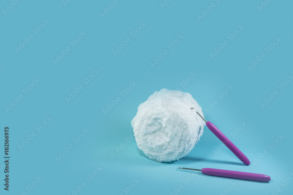 white ball of yarn for knitting isolated on white background white ball of yarn for knitting isolated on white background