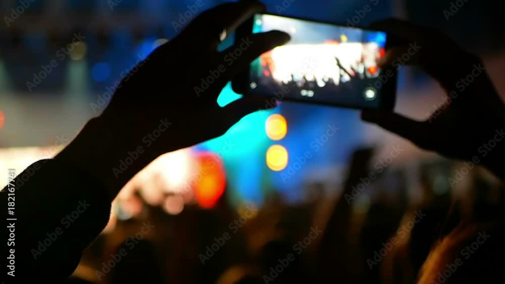 Rock concert phone club