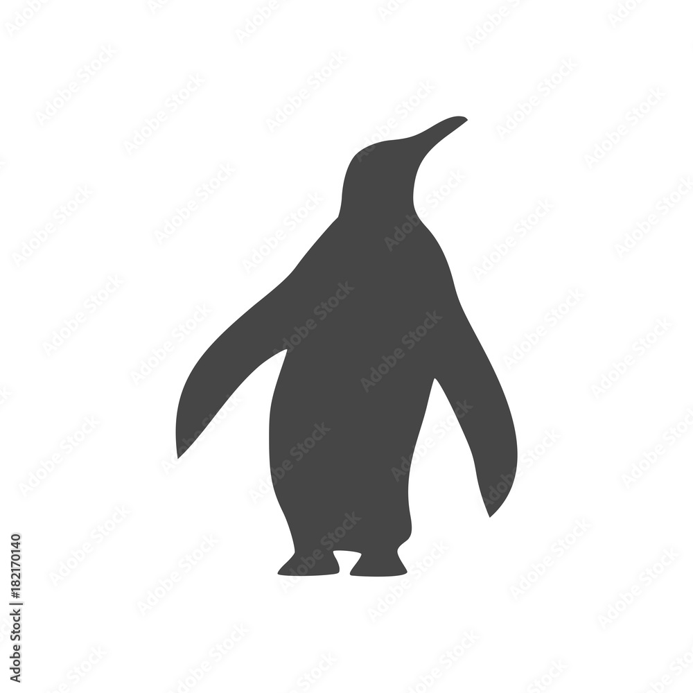 Fototapeta premium Penguin Icon - vector Illustration 