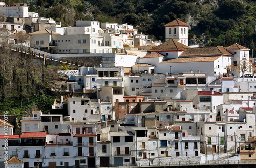 spanish village with white houses on the mountain © imago1956rs