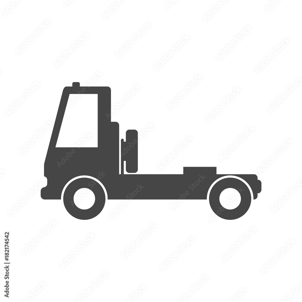 Truck Black icon, Truck silhouette